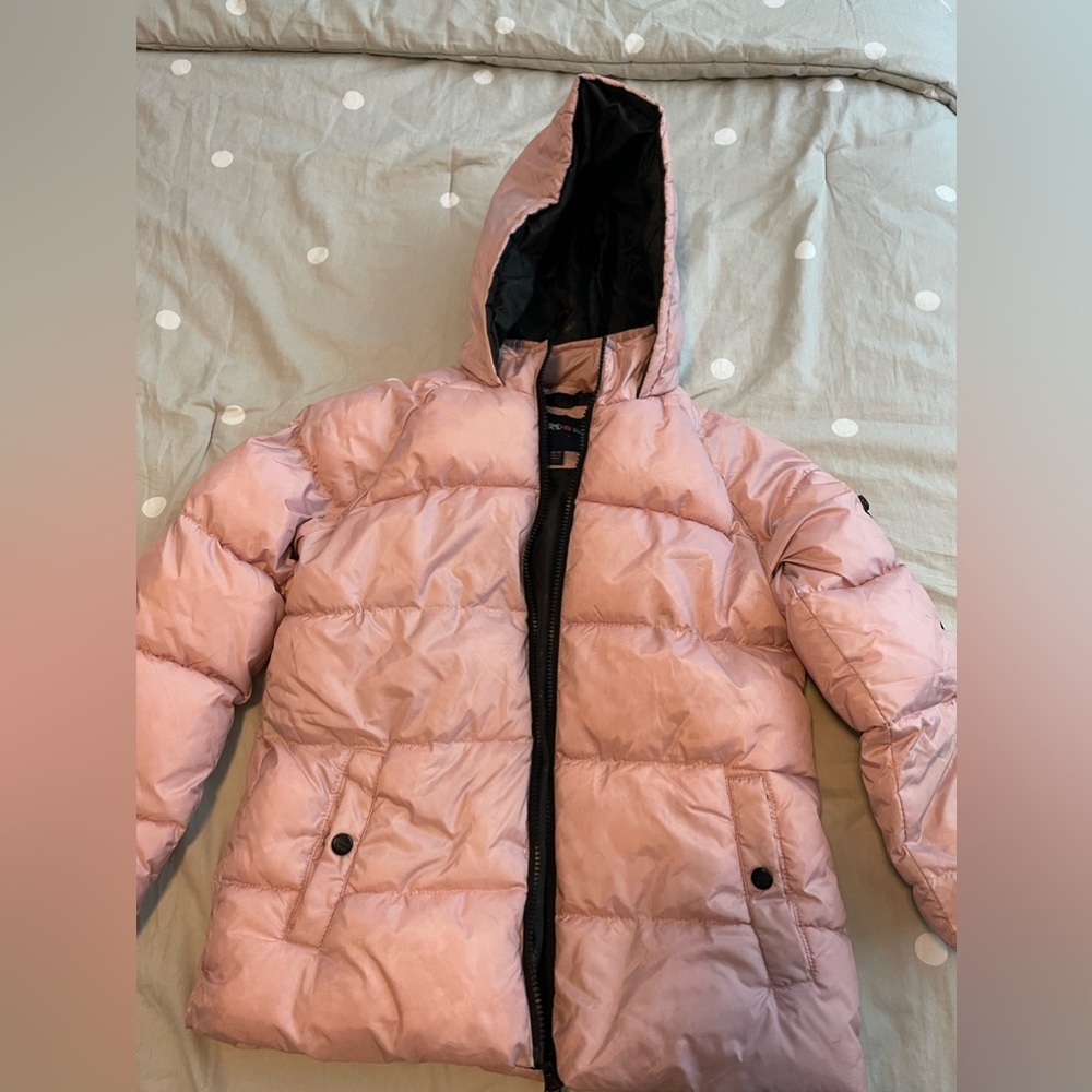 Pink girl coat